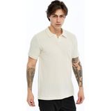 Trender Polo Yaka Erkek T-Shirt 4024 Krem