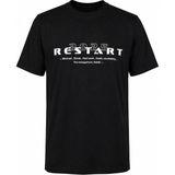 Trender Restart Baskı Süpreme Siyah Erkek T-Shirt 226-05 - 5-Siyah - 2XL
