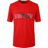 Trender Simplism Baskı Süpreme Kırmızı Erkek T-Shirt 226-15