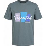 Trender Talented Baskı Süpreme Haki Erkek T-Shirt 226-07 - XL