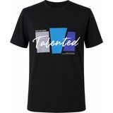 Trender Talented Baskı Süpreme Siyah Erkek T-Shirt 226-07 - 5-Siyah