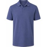 Trender Waffle Koyu Mavi Erkek Polo Yaka T-Shirt 2645