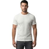 Trender Waffle O Yaka Erkek T-Shirt 2709 Ekru - Açık Ekru