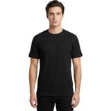 Trender Waffle O Yaka Erkek T-Shirt 2709 Siyah - 2XL