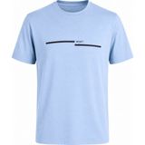 Trender What Baskı Süpreme Mavi Erkek T-Shirt 226-34 - L