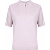 Trender Yarım Fermuarlı Taş Erkek Polo Yaka T-Shirt 17433 - Açık Taş