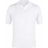 Trender Yarım Patlı Beyaz Erkek Polo Yaka T-Shirt 18242
