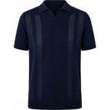 Trender Yarım Patlı Lacivert Erkek Polo Yaka T-Shirt 18242 - XL