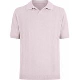 Trender Yarım Patlı Taş Erkek Polo Yaka T-Shirt 18242 - Açık Taş