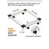 Trendesk Beyaz Eşya Altlığı Buzdolabı Bulaşık Çamaşır Makinesi Taşıma Altlığı Metal Çeksür 60*51 1061-CN
