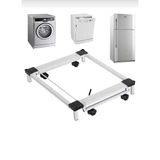 TRENDESK Metal Beyaz Eşya Altlığı Çeksür makine Altlığı Tekerlekli 60*51
