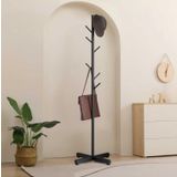 TRENDESK Metal Siyah Ayaklı Askılık Portmanto Modern Elbise Askısı Konfeksiyon Askısı 165 cm