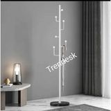 Trendesk Modern Metal Beyaz Ayaklı Askılık Elbise Askısı 165*30 Cm 6004