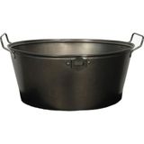 TRENDESK Oval Açaçaklı metal buz kovası ,şişe şampanya soğutucu buz kovası 15lt
