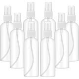 Trendexa 100 ml Şeffaf Plastik Sprey Şişesi, Ince Sis Püskürtücü, 8 Adet - Renkli