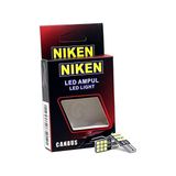 Trendexa 12V T10 Büyük Dipsiz Ampul 18 Led'li 2'li Set Beyaz Işık - Çok Renkli