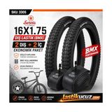 Trendexa 16X1.75 Dış Lastik (Bmx) Bisiklet Lastiği + Iç Lastik (2 Şer Adet Takım)