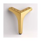 Trendexa 17 cm Gold Altın Metal Dayanıklı Dekor Mobilya Ayağı Ayak Modern Tasarım Koltuk Sehpa Tv Ünitesi - Çok Renkli