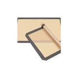 Trendexa 2 Adet Gri Silikon Cam Elyaf Yanmaz Yapışmaz Pişirme ve Hamur Açma Matı, 40 * 30 cm - Çok Renkli - 10 x 10 cm