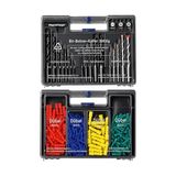 Trendexa 24 Parça Matkap Ucu ve Dübel Seti; Ahşap, Beton ve Metal Uçları, 5-6-8-10 mm Dübel ve Bits Uçları - Çok Renkli
