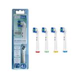 Trendexa 3D Maxcare 3 Boyutlu Temizleme, Oral-B Uyumlu Diş Fırçası Başlığı, 4 Adet Yedek Başlık - Renkli