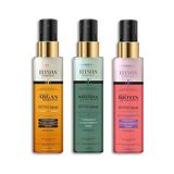 Trendexa 3'lü Sıvı Saç Kremi Seti; Biotin & Collagen, Organik Argan & Keratin, Biberiye & Çay Ağacı Durulanmayan, Saç Dökülmesi Karşıtı, Hızlı Uzama Etkili Bakım Spreyi