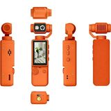 Trendexa 4K Ultra Hd Gimbal Kamera Sabitleyici ve 180 Derece Hareketli Lensli Vlog Kamera - Çok Renkli
