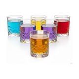 Trendexa 6'lı Kahve Yanı Bardağı Seti 75 Ml; Desenli Cam Mini Bardak, Espresso & Türk Kahvesi Su Bardağı, ve Dayanıklı Tasarım
