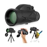 Trendexa 80X100 Fullhd Monoküler Dürbün, 52 mm Objektif Lens, 10 Km Görüş, Gece Görüşü, Tripod ve Telefon Tutucu - Çok Renkli - Standart - Otomatik