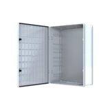 Trendexa Abs Pano 50 x 70 x 22.5 cm Taban Saclı IP65 Plastik Pano Montaj Plakalı Elektrik Kutusu Pano Darbeye Dayanıklı Dış Ortam Muhafaza Kutusu Abs Pano Poli 025 - Çok Renkli