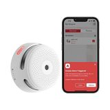 Trendexa Akıllı Wi-Fi XS01-WX 1'li Değiştirilebilir Pilli Duman Dedektörü Yangın Alarmı, Duman Dedektörü, Gerçek Zamanlı Uygulama Bildirimleri, Paket - 10 cm