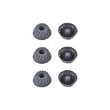 Trendexa Antrasit; Silikon Mini Kek ve Muffin Kalıbı, 7x3 Cm, Bpa Içermez, Fırında Kullanılır, Makinede Yıkanabilir, 6 Adet - 10 x 10 cm