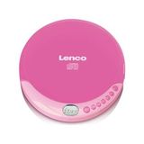 Trendexa CD-011PK; Taşınabilir CD Çalar Pil Şarj Fonksiyonlu, LCD Ekran, Diskman, Cd-Walkman, Kulaklık ve Micro-Usb Şarj Kablolu, Pembe - 10 cm - Standart