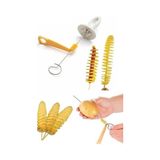 Trendexa Çubukta Patates Cipsi Yapmaya Uygun Spiral Patates Dilimleyici Aparatı