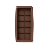 Trendexa Dubai Çikolata Kalıbı Silikon Tablet Çikolata Yapım Kalıbı 10 Gözlü (Büyük Boy (26X14X3 Cm)) - Çok Renkli