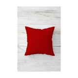 Trendexa Düz Renk Kırmızı, Çift Tarafı Baskılı, Gizli Fermuarlı Bordo Yastık Kılıfı 45 x 45,24691306245451 - Çok Renkli