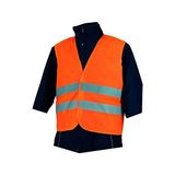 Trendexa Fosforlu Reflektörlü Ikaz Yeleği 5 cm Reflektörlü Gece Görünür (Turuncu) - Çok Renkli - Standart