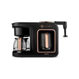Trendexa Hatır Plus Barista 6 In 1 Latte, Cappucino ve Közde Türk Kahvesi Makinesi, Black Copper - Çok Renkli