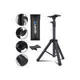 Trendexa HS20 Profesyonel Hoparlör Standı, Taşıma Çantalı Ağır Hizmet Çelik Tripod Kabin Sehpası, Çiftli Stüdyo ve Sahne Kolon Ayağı, Güvenlik Kilitli
