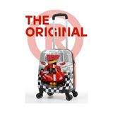 Trendexa Lisanslı Hot Wheels Policarbon Çocuk Valizi, Kırmızı, 2988 - Çok Renkli