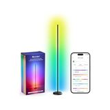 Trendexa Matter Akıllı Lambader (Siyah); Rgbıc LED Lambader, Işık Ayarlı (Dimmable), Müzik Senkronizasyonu, Dinamik Geçişli Sahneler, 1700LM, Uygulama ve Sesle Kontrol (Alexa ve Apple ile Uyumlu) - Çok Renkli