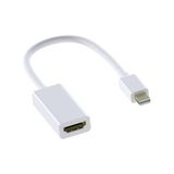 Trendexa Mini Ekran Portu HDMI Adaptörü, Mini Dp (Thunderbolt) - HDMI Dönüştürücü, MacBook Pro, MacBook Air, Mac Mini, Microsoft Surface Pro 3/4 Uyumlu, Beyaz - Çok Renkli
