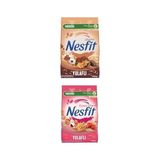 Trendexa Nesfit Çikolatalı Tam Buğday ve Pirinç Gevreği, 400 G & Nesfit Kırmızı Meyveli Tam Tahıl ve Pirinç Gevreği, 400 G