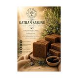 Trendexa Organik Soğuk Döküm Ardıç Katranı Sabunu, 120G, El Yapımı Doğal Sabun