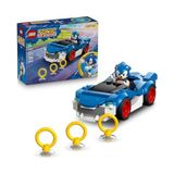 Trendexa Oyuncak; Sonic The Hedgehog Sonic: Şimşek Araba 77117 | 7 Yaş ve Üzeri Çocuklar Için Yaramaz Yüz Baskılı Sonic Minifigürü Içeren Yapım Seti, Hediye Fikri (126 Parça) - Çok Renkli