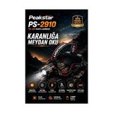 Trendexa Peakstar PS-2910 3000 Lümen Şarjlı Profesyonel Zoomlu Kamp Avcı Balıkçı Kafa Lambası Feneri - Çok Renkli - 1000 W