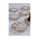 Trendexa Porselen Fiori Çay Tabağı Seti 12 cm 6 Parça BNS6CTPRS1217