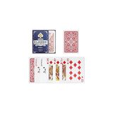 Trendexa Pvc Plastik Kırmızı Su Geçirmez Poker Iskambil Oyun Kağıdı, RD63KR - 0,5 kg - Çok Renkli