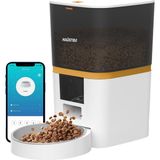 Trendexa QQ003 Akıllı Otomatik Kedi Mama Kabı, Tuya App-Wifi Uzaktan Kontrol, 6 L Hazne (Beyaz) - Çok Renkli