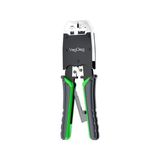 Trendexa RJ45 RJ11 RJ12 Jack Çakma Pensesi 6p/8p Ağ ve Telefon Kablosu Jak Kesme Soyma Sıkma Aleti - Çok Renkli